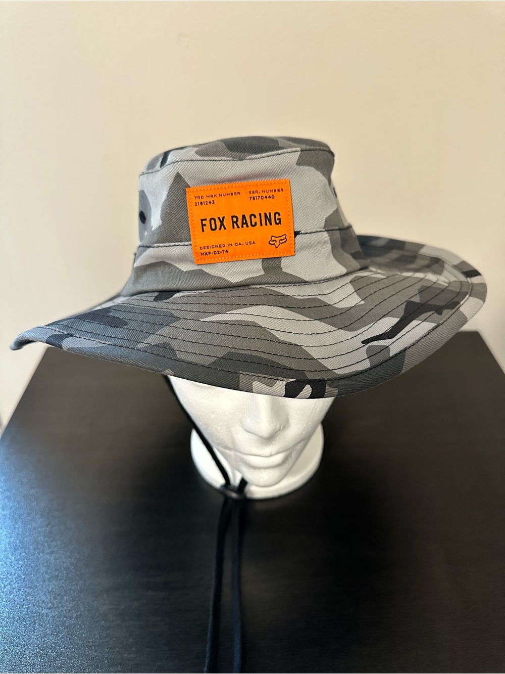 Fox Racing Gray Camo Bucket Hat